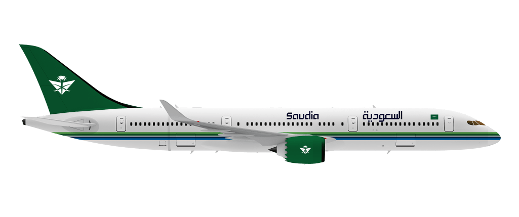 Saudia plane